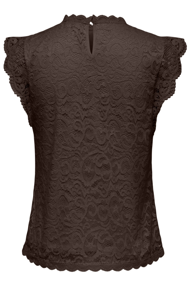 Jacqueline de Yong bruine dames top | Achteraanzicht