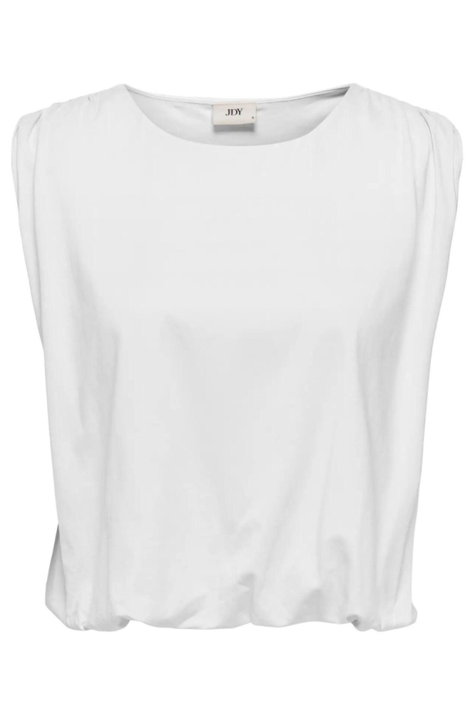 Jacqueline de Yong witte dames top | Vooraanzicht