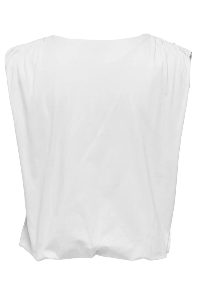 Jacqueline de Yong witte dames top | Achteraanzicht