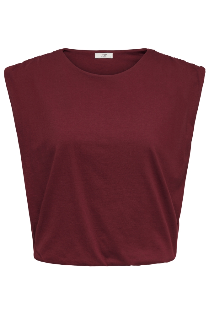 Jacqueline de Yong bordeaux dames top | Vooraanzicht