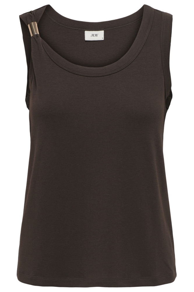 Jacqueline de Yong bruine dames top | Vooraanzicht