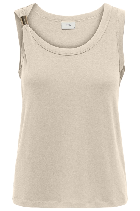Jacqueline de Yong beige dames top | Vooraanzicht