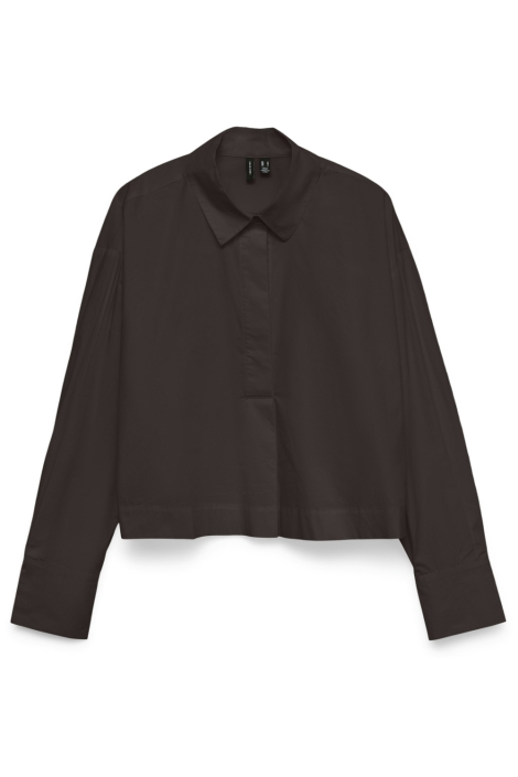 Vero Moda bruine dames blouse | Vooraanzicht