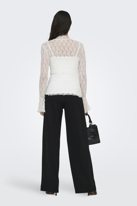 Jacqueline de Yong witte dames t-shirt | Model