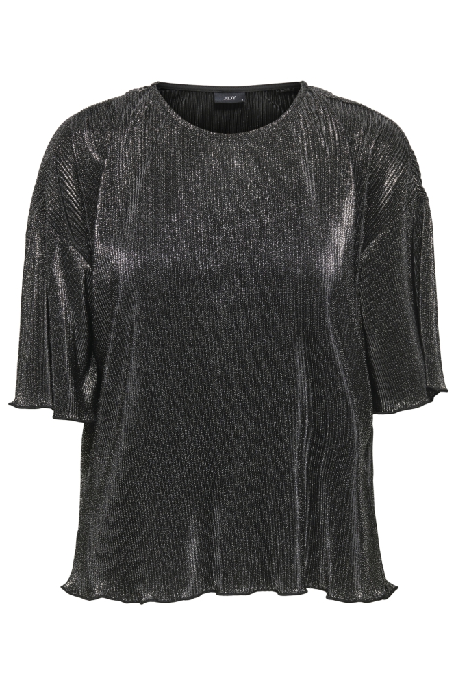 Jacqueline de Yong zwarte dames t-shirt | Vooraanzicht