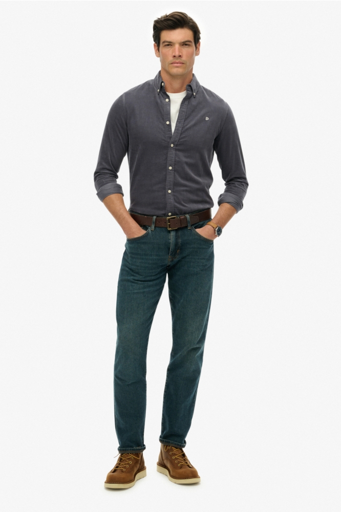 Superdry blauwe heren overhemd | Model