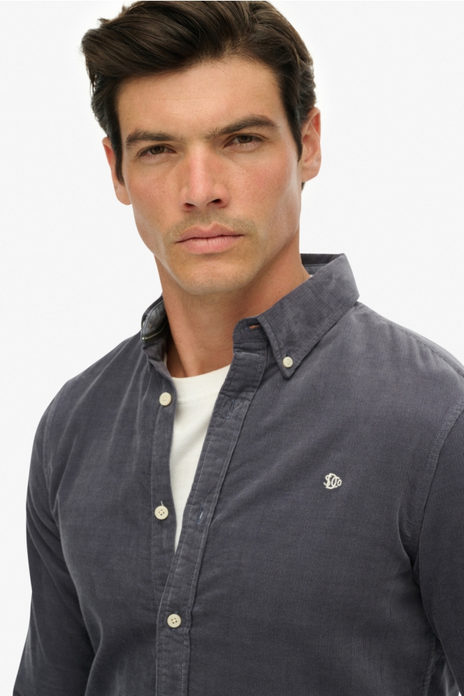 Superdry blauwe heren overhemd | Unique Selling Point