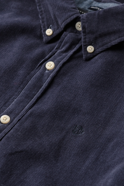 Superdry blauwe heren overhemd | Kleurstaal