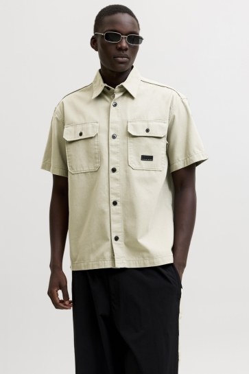 Jack & Jones Overhemd JCOBEN CLASSIC FUSION SHIRT SS 12294960 MOONBEAM