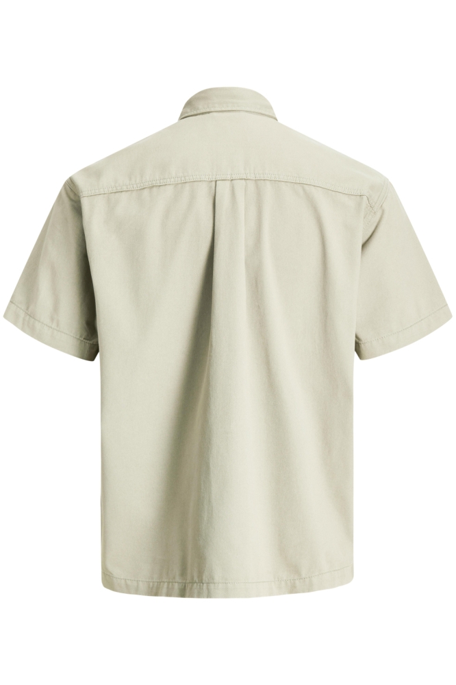 Jack & Jones beige heren overhemd | Achteraanzicht