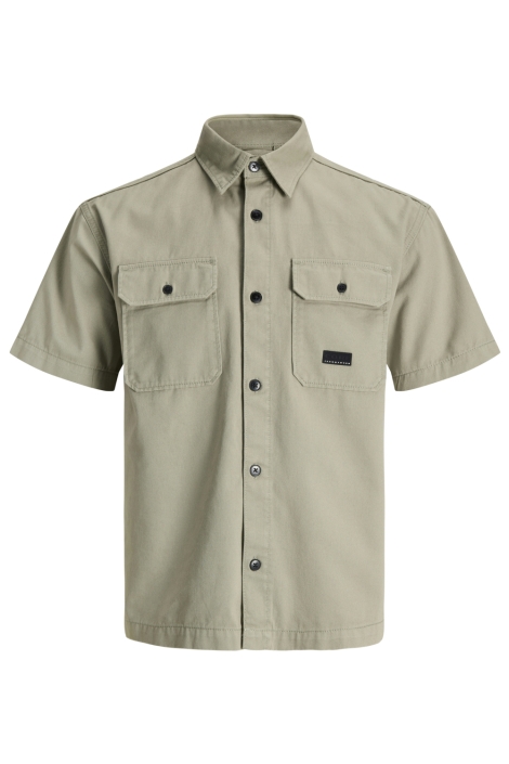 Jack & Jones groene heren overhemd | Vooraanzicht