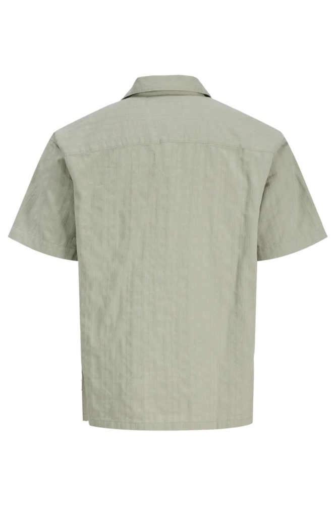 Jack & Jones groene heren overhemd | Achteraanzicht