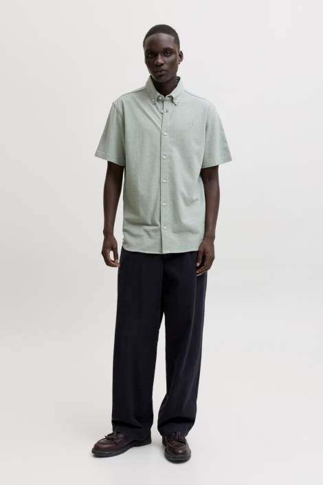 Jack & Jones groene heren overhemd | Model