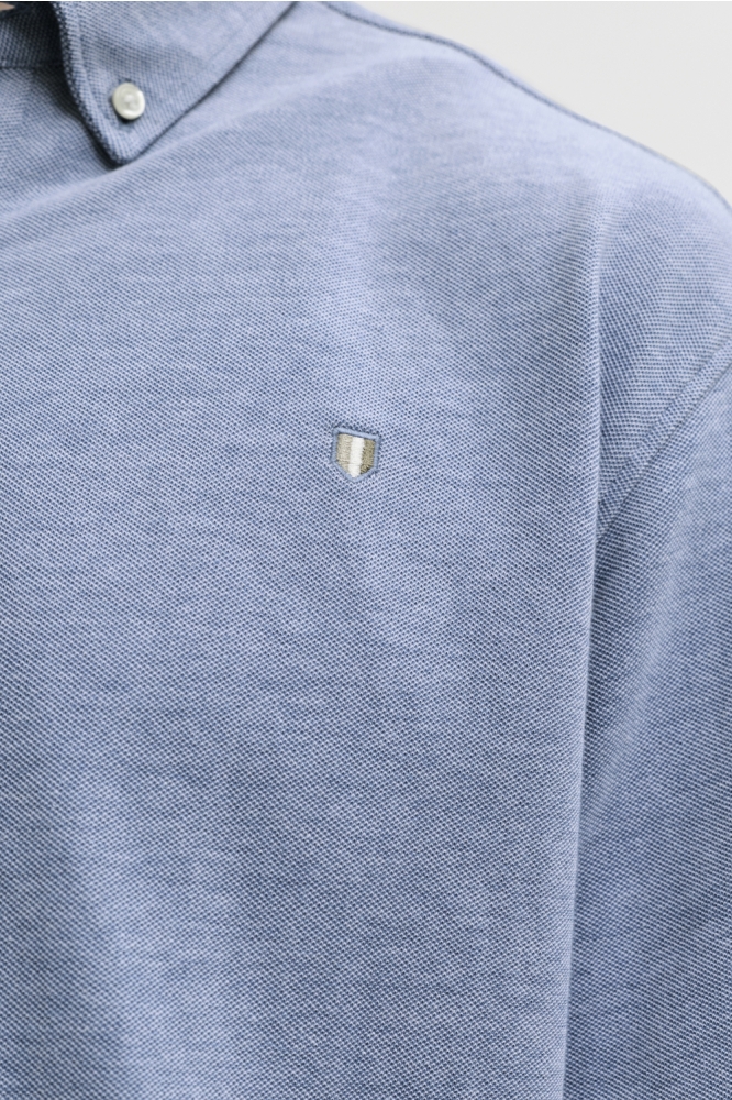 Jack & Jones blauwe heren overhemd | Close up