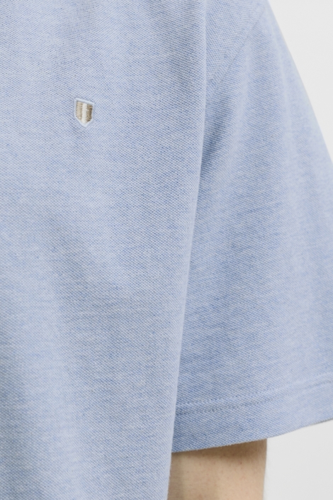 Jack & Jones blauwe heren overhemd | Close up