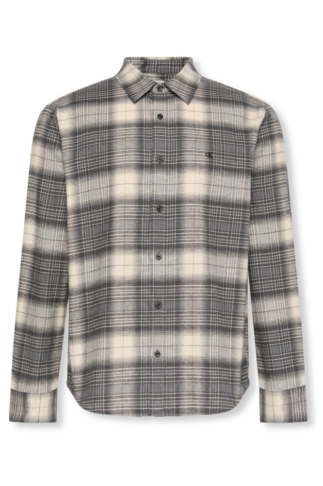 Calvin Klein grijze heren overhemd | Vooraanzicht