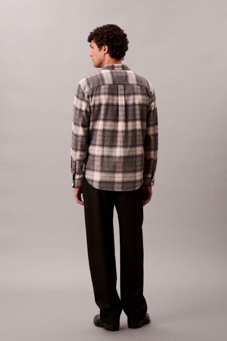 Calvin Klein grijze heren overhemd | Model