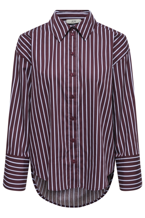 Jacqueline de Yong bordeaux dames blouse | Vooraanzicht