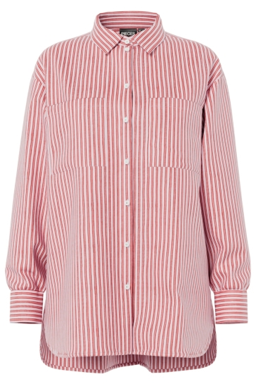 Pieces Blouse PCMELIA LS LOOSE SHIRT WVN NOOS BC 17154735 ROSEATE SPOONBILL/ADRENALINE RUSH