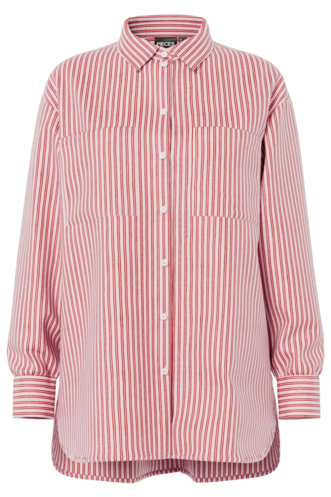 Pieces roze dames blouse | Vooraanzicht