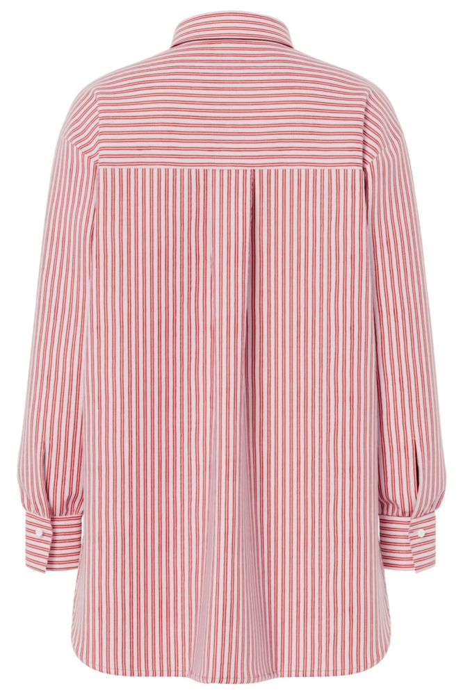 Pieces roze dames blouse | Achteraanzicht