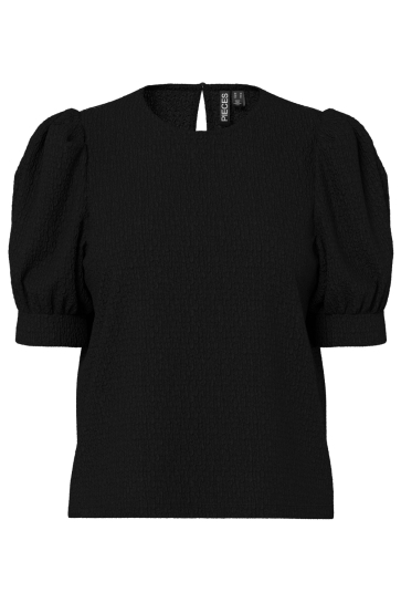 Pieces pcjamal 2/4 o-neck top noos jrs bc Zwart