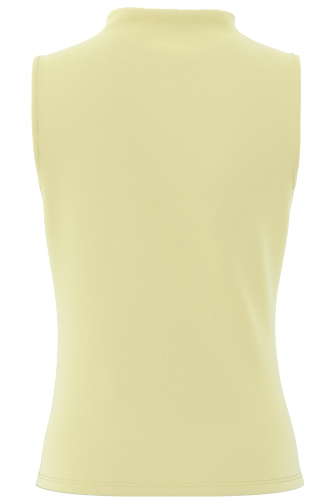 Pieces gele dames top | Achteraanzicht