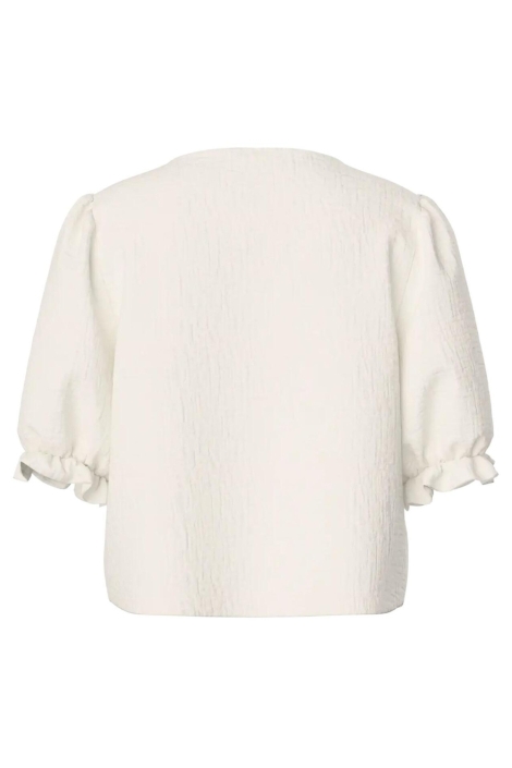Pieces witte dames blouse | Achteraanzicht