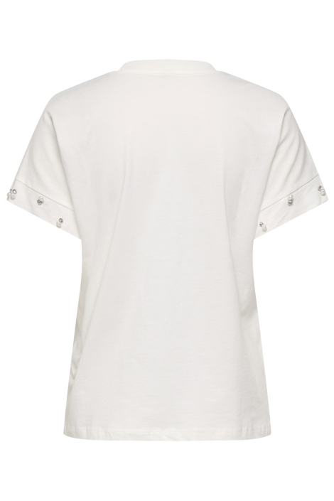 Only witte dames t-shirt | Achteraanzicht