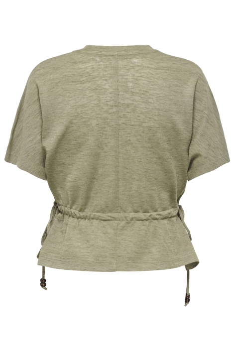 Only groene dames t-shirt | Achteraanzicht