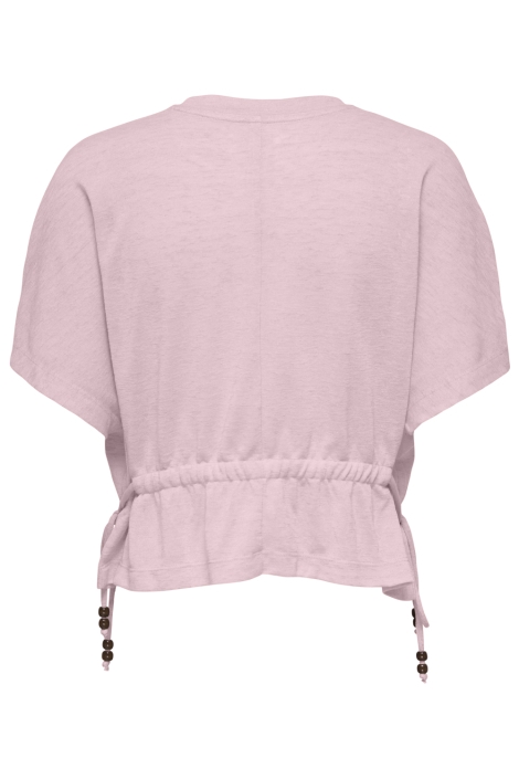 Only roze dames t-shirt | Achteraanzicht