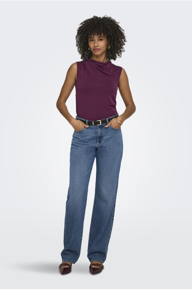 Only bordeaux dames top | Model