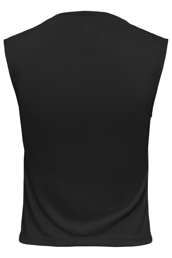 Only zwarte dames top | Achteraanzicht