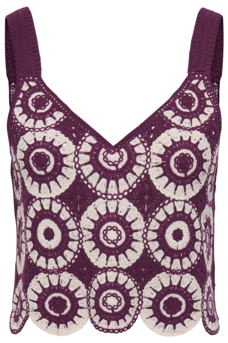 Only bordeaux dames top | Vooraanzicht