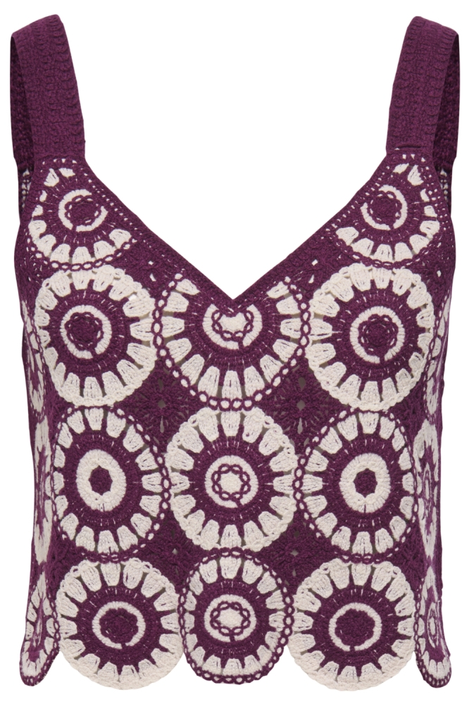 Only bordeaux dames top | Vooraanzicht