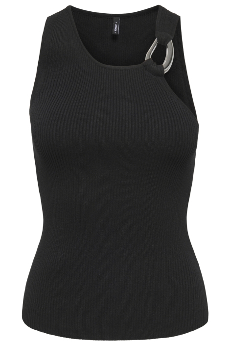 Only zwarte dames top | Vooraanzicht