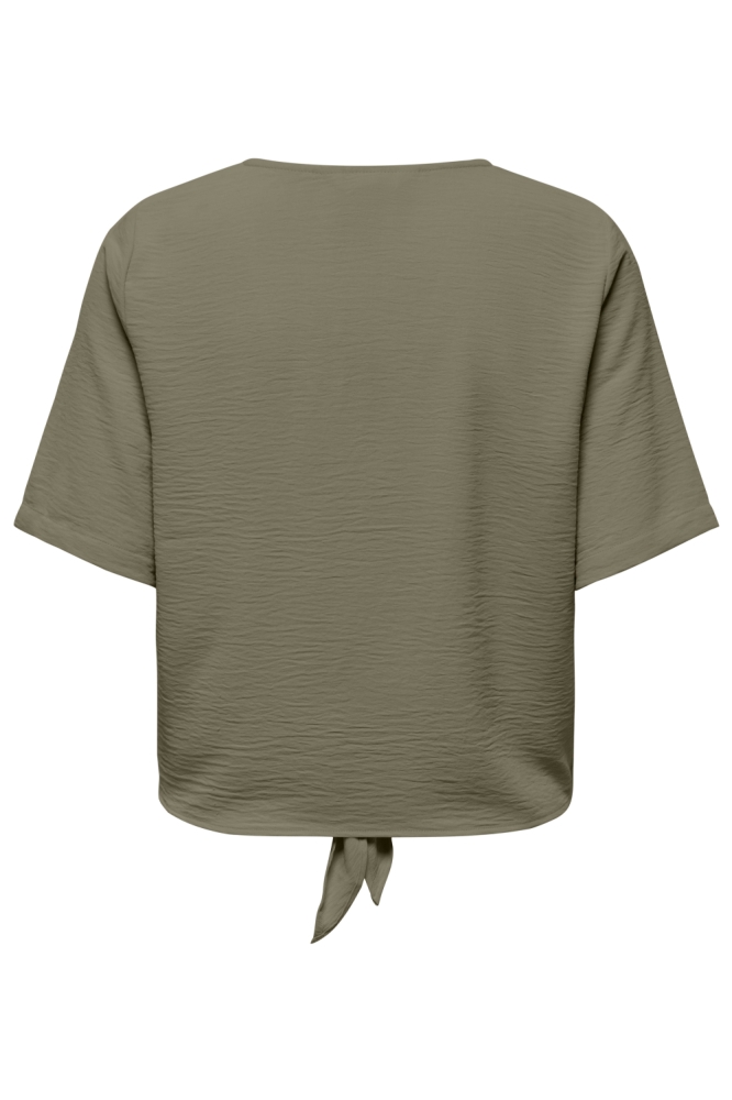 Only groene dames blouse | Achteraanzicht