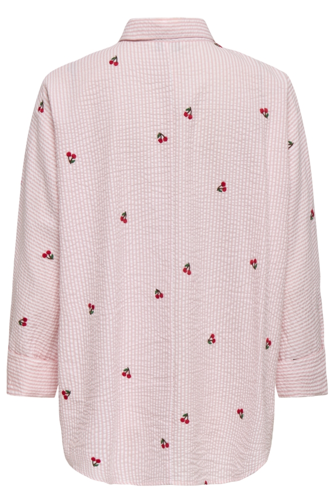 Only roze dames blouse | Achteraanzicht
