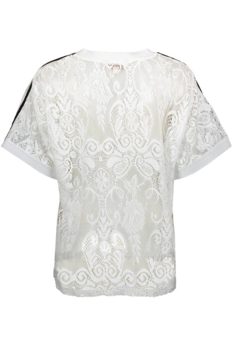 Only witte dames t-shirt | Achteraanzicht