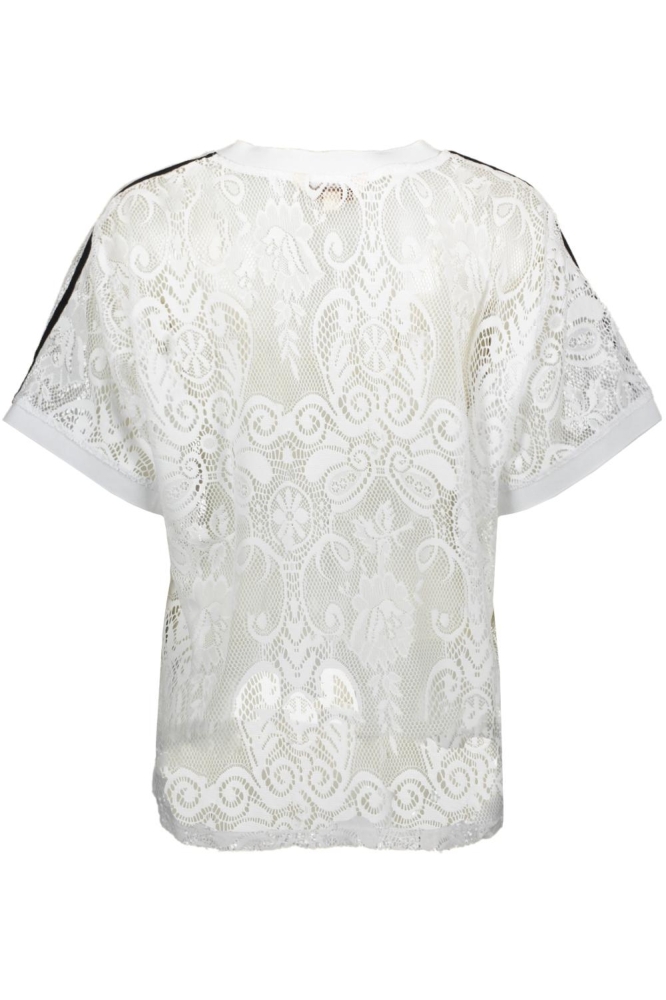 Only witte dames t-shirt | Achteraanzicht
