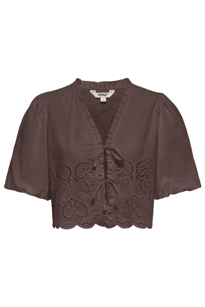 Only bruine dames t-shirt | 