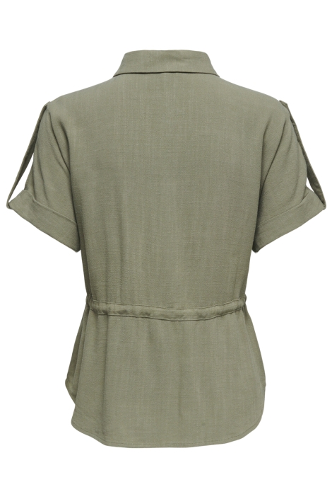 Only groene dames blouse | Achteraanzicht