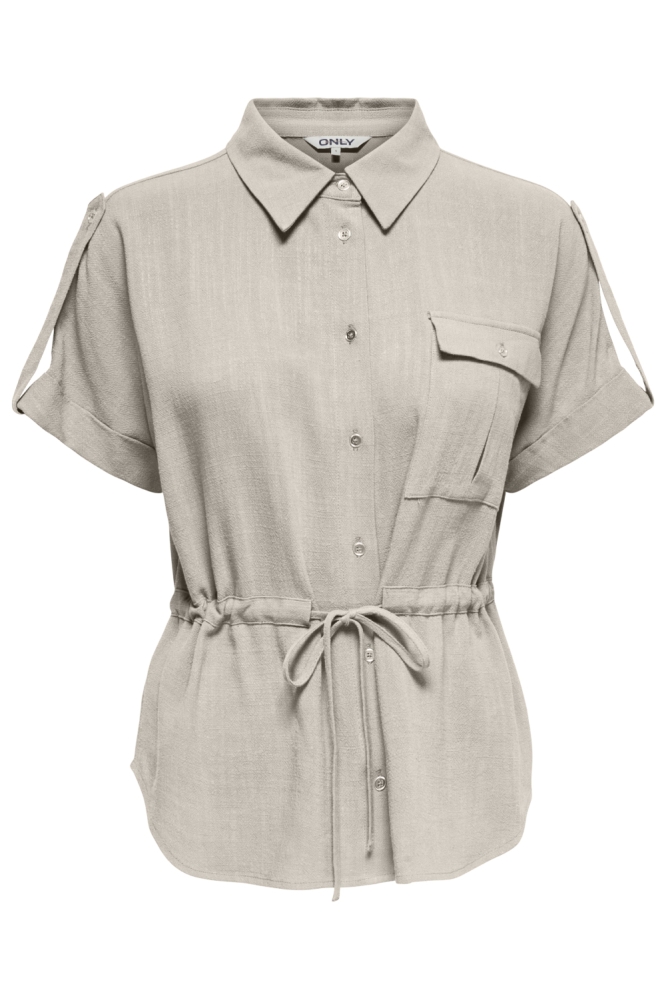 Only beige dames blouse | Vooraanzicht