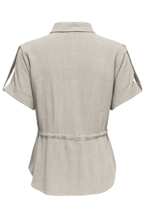 Only beige dames blouse | Achteraanzicht
