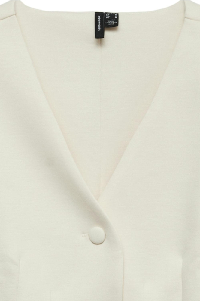 Vero Moda beige dames gilet | Close up