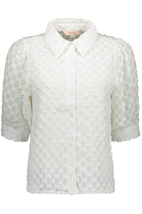 Only witte dames blouse | Vooraanzicht