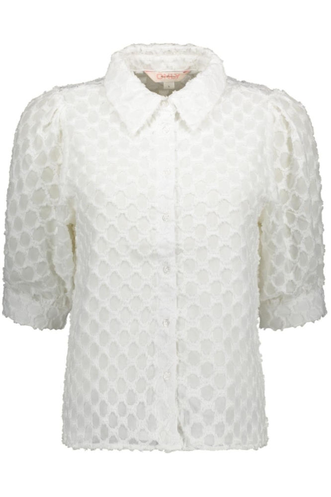 Only witte dames blouse | Vooraanzicht