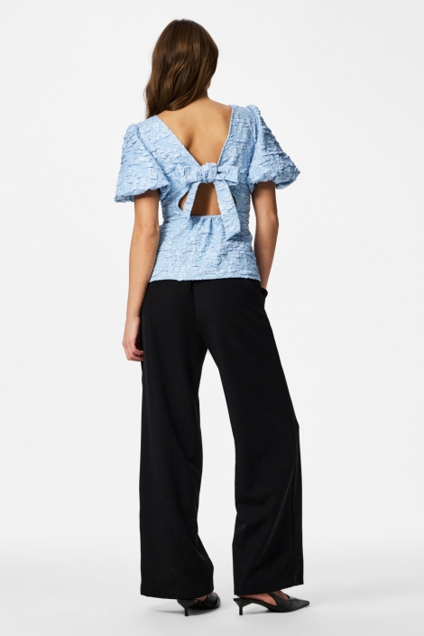 Pieces blauwe dames top | Model