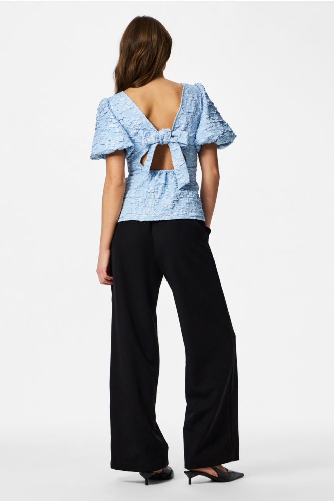 Pieces blauwe dames top | Model