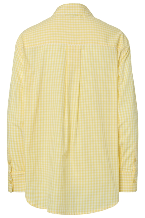 Pieces gele dames blouse | Achteraanzicht